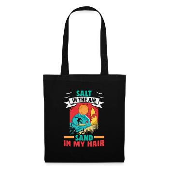 Beach holiday by the sea Design beach motif - Tote Bag - black - Front