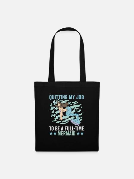 Strandurlaub am Meer Design Strandmotiv - Stoffbeutel - Schwarz