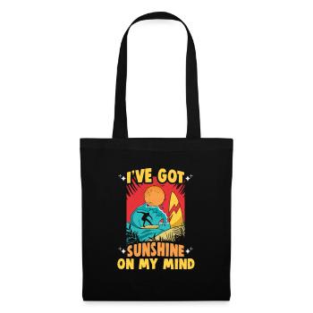 Beach holiday by the sea Design beach motif - Tote Bag - black - Front