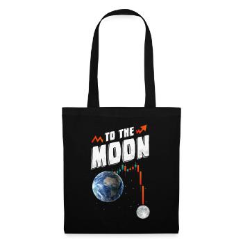 To the Moon, Crypto Crash, Stock Market Traders - Tote Bag - black - Front