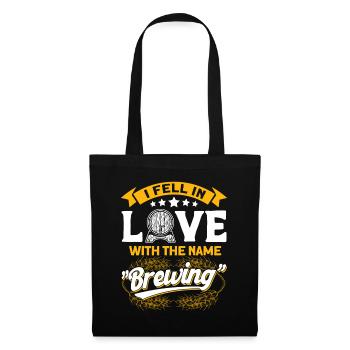 Je suis tombé amoureux du nom Brewing Brewer - Sac en tissu - noir - Devant