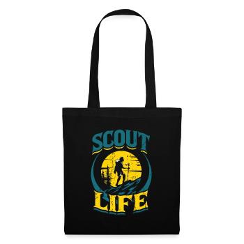 Scout Life Scout Camping Outdoor Scout - Tote Bag - black - Front