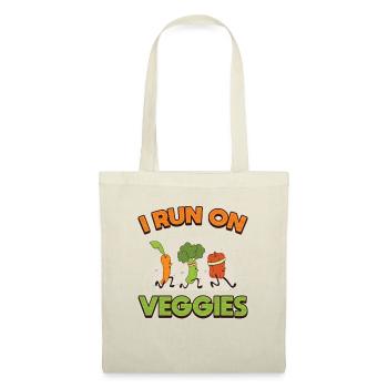 I run on Veggies, Vegan Runners. - Tote Bag - nature - Front
