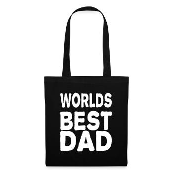 Worlds Best Dad - Tote Bag - black - Front