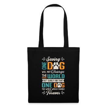 Sauver One Dogs World Animal Rescue, Dog House - Sac en tissu - noir - Devant