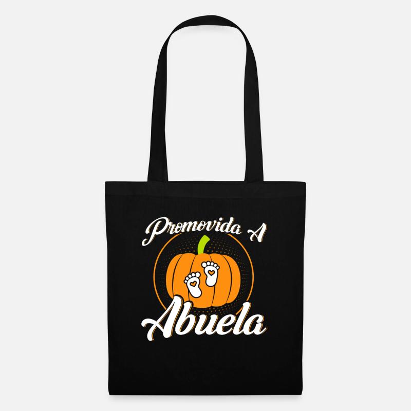 Annonce de grossesse Annonce de bébé - Sac en tissu - noir