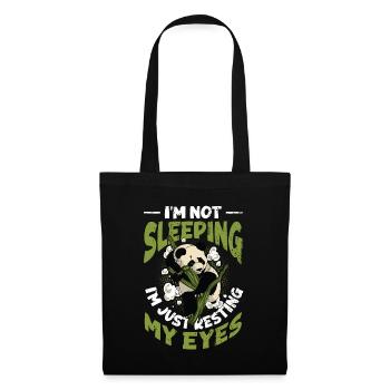 I'm Not Sleeping, I'm Just Resting My Eyes. - Tote Bag - black - Front