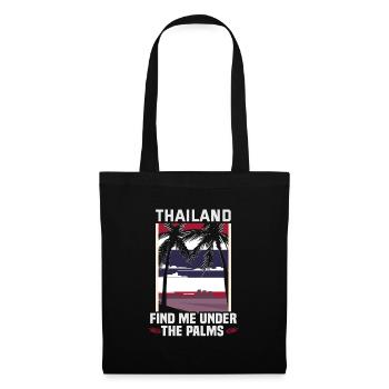 Thaïlande Beach Holiday by the Sea Design Beach Motif - Sac en tissu - noir - Devant