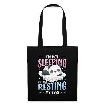 I'm Not Sleeping, I'm Just Resting My Eyes. - Tote Bag - black - Front