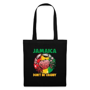 Jamaika Strandurlaub am Meer Design Strandmotiv - Stoffbeutel - Schwarz - Vorne