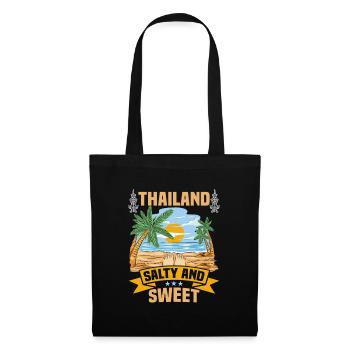 Thailand Beach Holiday by the Sea Design Beach Motif - Tote Bag - black - Front