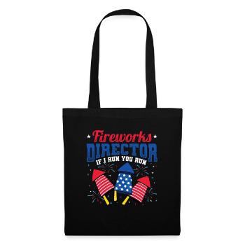 Fireworks Director Si je vous exécute - Sac en tissu - noir - Devant