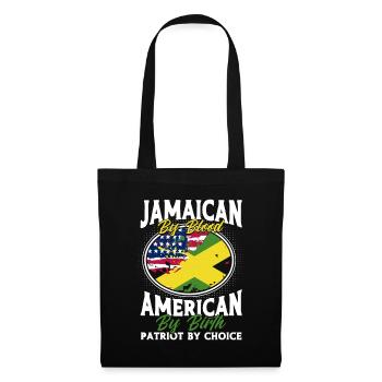 Jamaïque Jamaican Pride Drapeau jamaïcain - Sac en tissu - noir - Devant