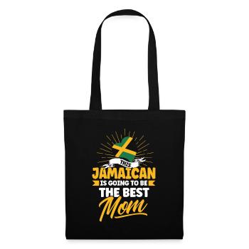 Jamaïque Jamaican Pride Drapeau jamaïcain - Sac en tissu - noir - Devant