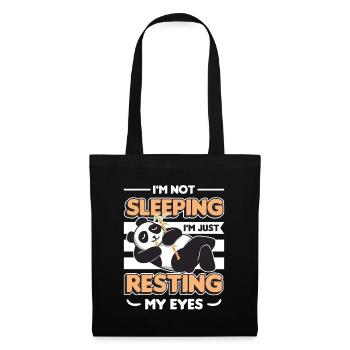 I'm Not Sleeping, I'm Just Resting My Eyes. - Tote Bag - black - Front