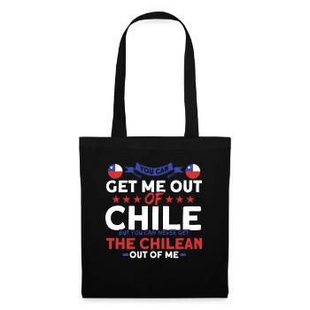 Chilean from me Chile Souvenir - Tote Bag - black - Front