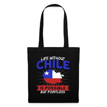 Life without Chile Chile Souvenir - Tote Bag - black - Front