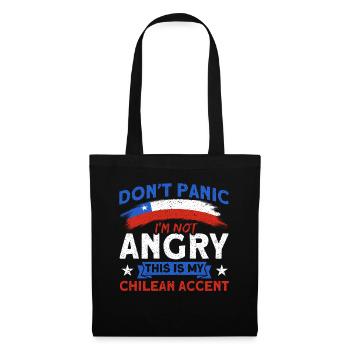 My Chilean Accent Chile Souvenir - Tote Bag - black - Front