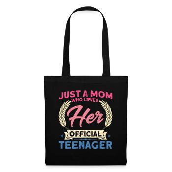 Maman aime son adolescent officiel - Sac en tissu - noir - Devant