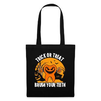 Dentist Halloween Costume Dental Assistant - Tote Bag - black - Front