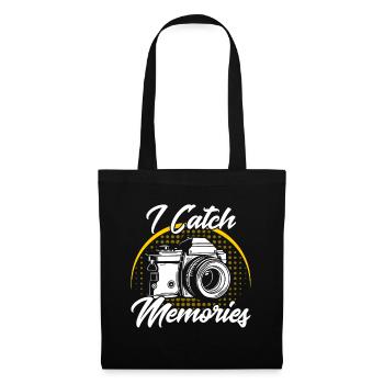 Cadeau cameraman pour photographe - Sac en tissu - noir - Devant