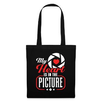 Directeur de la photographie Photographe Photographe Amateur d’appareil photo - Sac en tissu - noir - Devant