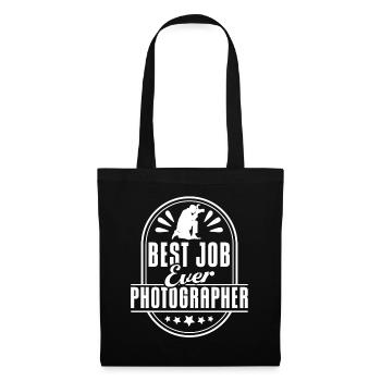 Directeur de la photographie Photographe Photographe Amateur d’appareil photo - Sac en tissu - noir - Devant