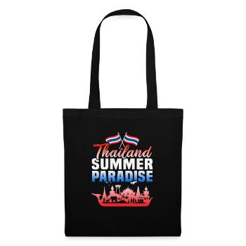 Thailand Beach Holiday by the Sea Design Beach Motif - Tote Bag - black - Front