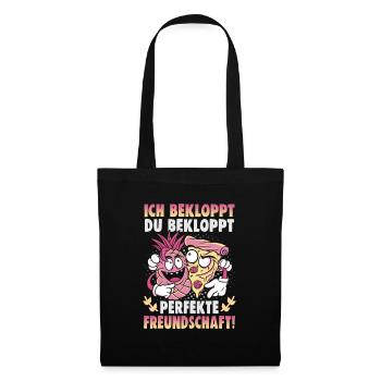 Freundschafts Geschenk für guten Freund - Stoffbeutel - Schwarz - Vorne