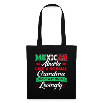 Mexiko Mexikanische Wurzeln Geschenk - Stoffbeutel - Schwarz - Vorne