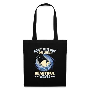 Beach holiday by the sea Design beach motif - Tote Bag - black - Front