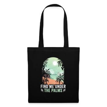 Beach holiday by the sea Design beach motif - Tote Bag - black - Front