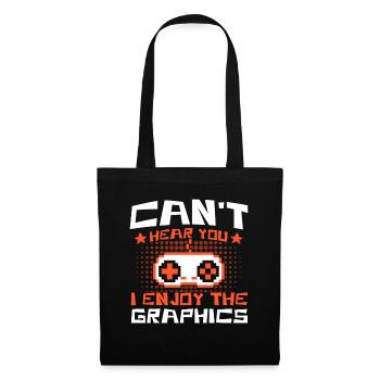 Jeu de hasard Retro Gamer Jeux vidéo Cadeau - Sac en tissu - noir - Devant