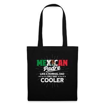 Mexiko Mexikanische Wurzeln Geschenk - Stoffbeutel - Schwarz - Vorne