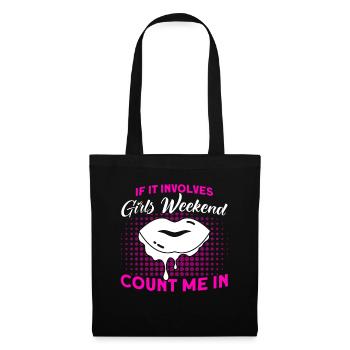 Demoiselle d’honneur Filles Soirée Party Ladies Cadeau - Sac en tissu - noir - Devant