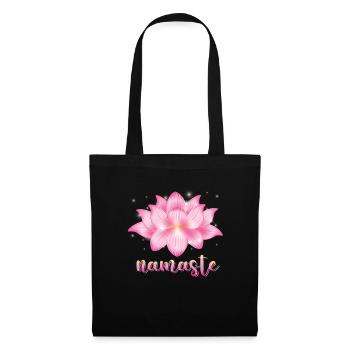 Yoga Meditation Lotus Flower Namaste Yoga - Tote Bag - black - Front