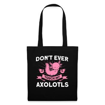 Axolotl Axolotl Propriétaire Axolotl Amphibian Gift - Sac en tissu - noir - Devant
