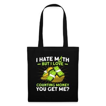 Math Mathematics Science Math Gift - Tote Bag - black - Front
