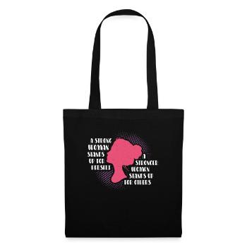 Des femmes fortes défendent la justice - Sac en tissu - noir - Devant