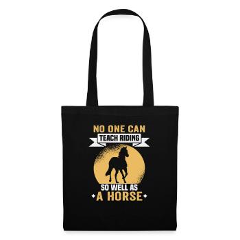 Equestrian and equestrian design for horse lovers - Tote Bag - black - Front