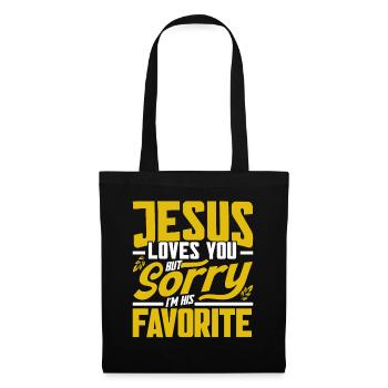 Jesus Bible Christian Religious Church Gift - Tote Bag - black - Front