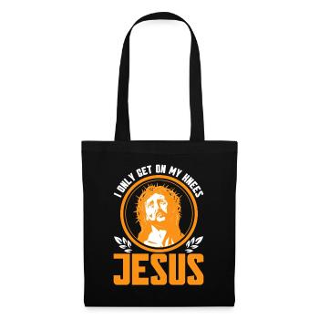 Jesus Bible Christian Religious Church Gift - Tote Bag - black - Front