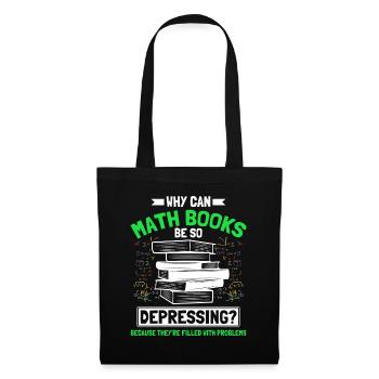 Math Mathematics Science Math Gift - Tote Bag - black - Front