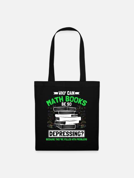Mathe Mathematik Wissenschaft Mathe Geschenk - Stoffbeutel - Schwarz