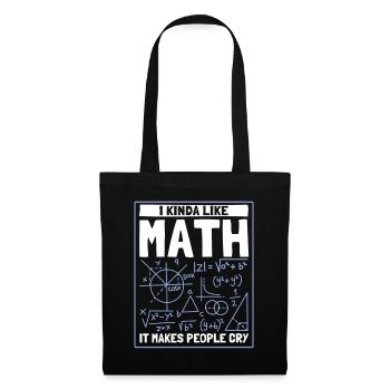 Math Mathematics Science Math Gift - Tote Bag - black - Front