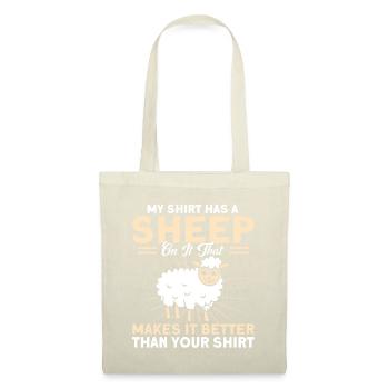 Élevage de moutons Élevage Élevage Mouton Cadeau - Sac en tissu - nature - Devant