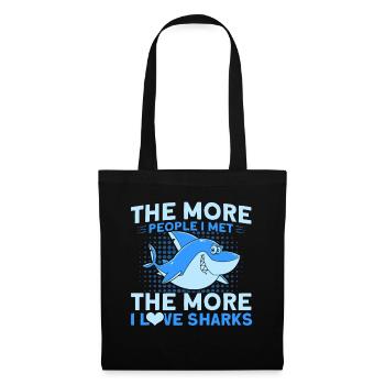 Shark Shark Lover Shark Gift - Tote Bag - black - Front