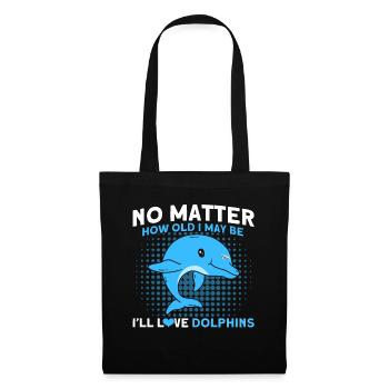 Dolphin Dolphin Lover Animal Dolphins Gift - Tote Bag - black - Front