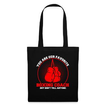 Sports Players Boxing Coaches Gift - Tote Bag - black - Front
