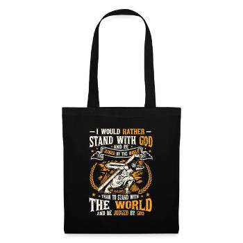Stand with God, Christian religion. - Tote Bag - black - Front